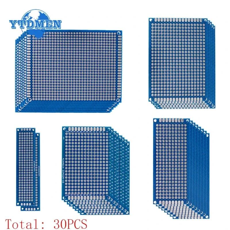 PCB   亸, Ķ   Ÿ ȸ , DIY ŰƮ, 30 , 2x8, 3x7, 4x6, 5x7, 7x9cm